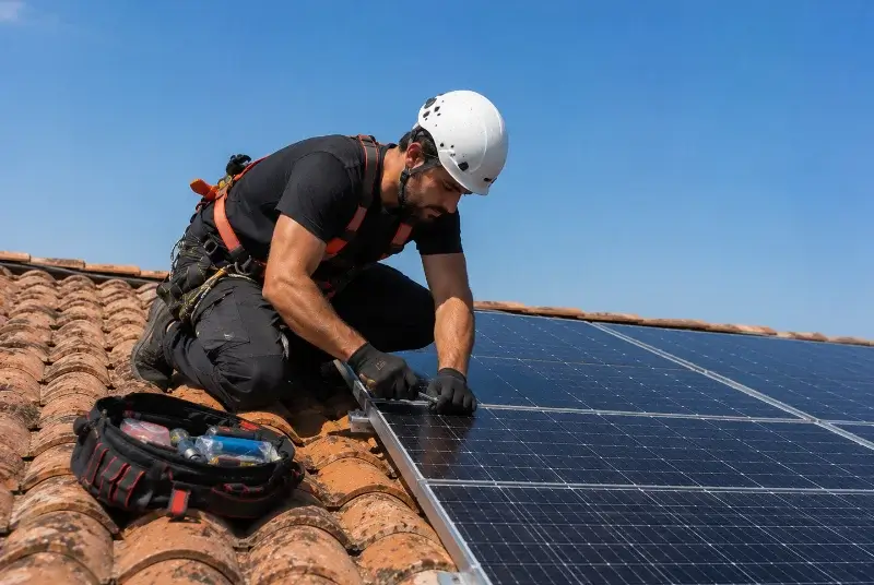 Maintenance et monitoring de panneaux solaires à Saint-Clément-de-Rivière