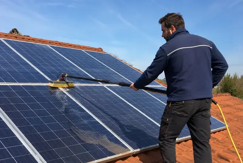 Nettoyage et entretien de panneaux solaires à Saint-Clément-de-Rivière