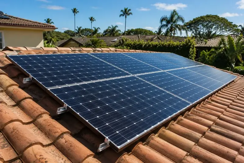 Installation de panneaux solaires à Saint-Clément-de-Rivière
